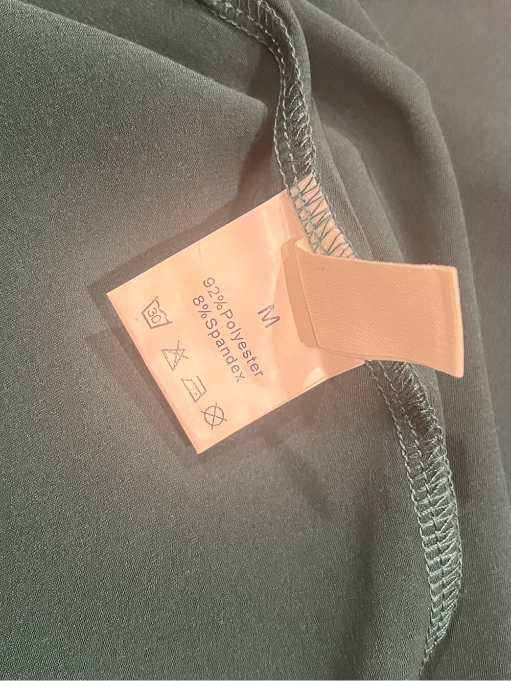 Emerald Satin Slip Dress with Side Ruching Sz M - Picture 3 of 8